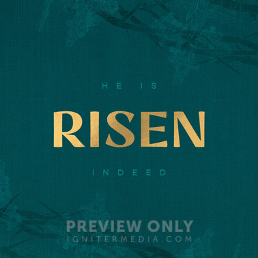 Sayings Of Easter He Is Risen Indeed Social Media Graphics