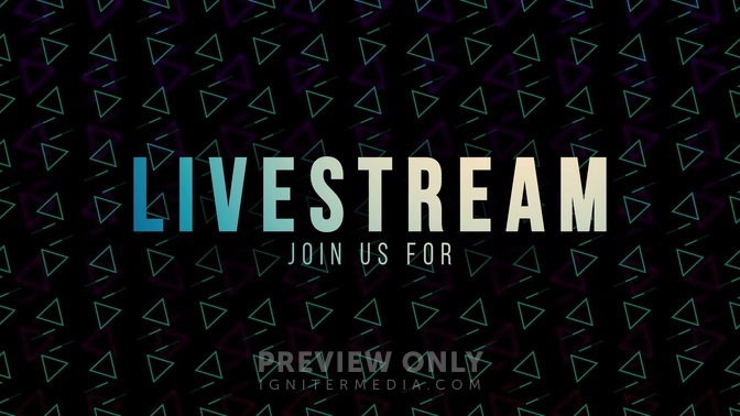 Triangles Livestream Title Graphics Cody Duck Designs