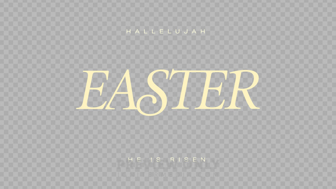 Easter Etching Easter Title Graphics Igniter Media