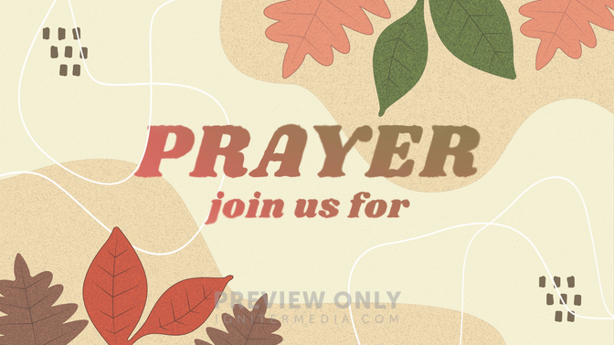 Fall Leaves Prayer Title Graphics Cody Duck Designs