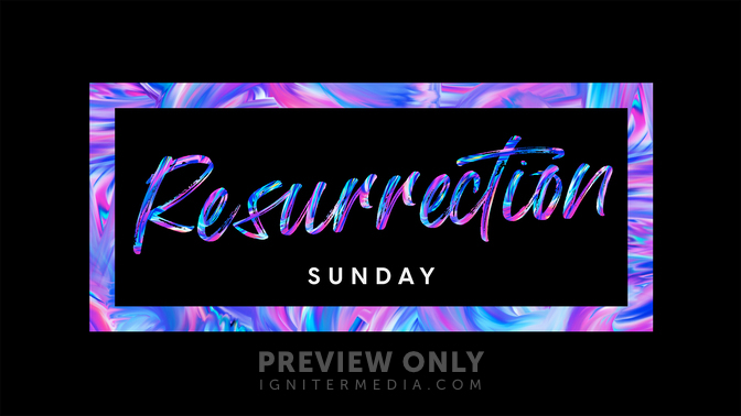 Artisan Resurrection Sunday Title Graphics Life Scribe Media