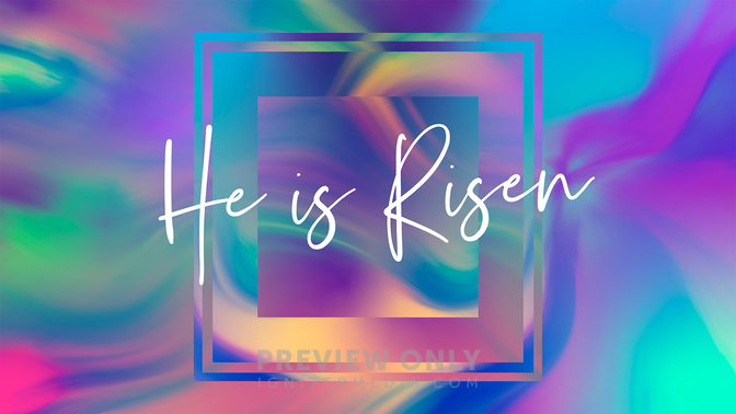 Easter Glow He Is Risen Title Graphics Life Scribe Media