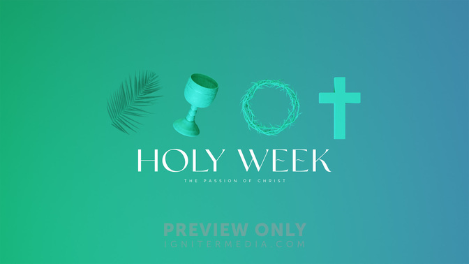 Holy Week Ink Holy Week Title Graphics Igniter Media