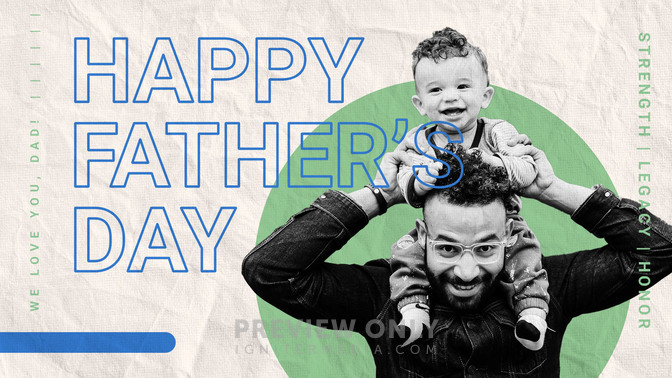 Happy Father S Day Title Graphics Church Visuals