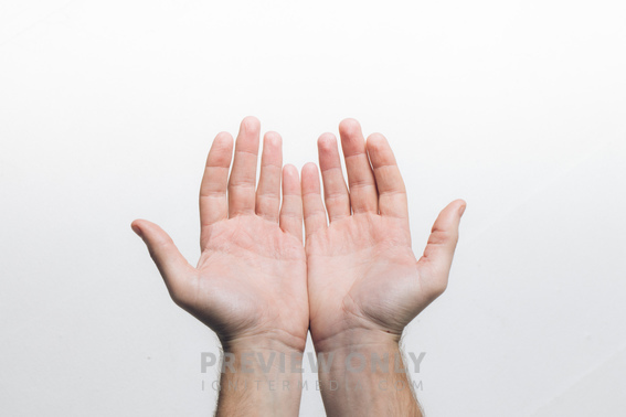 Hands With Palms Open - Stock Photos | Pearl