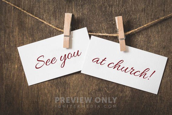 See You At Church - Stock Photos | Neely Wang