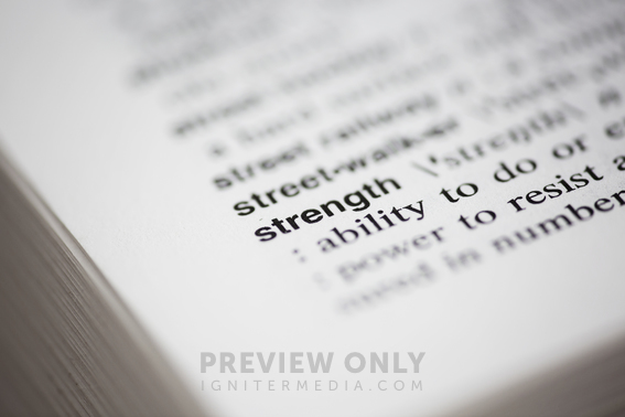 definition-of-strength-in-a-dictionary-stock-photos-prixel-creative