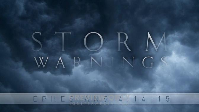 Storm Warnings - Title Graphics | Igniter Media