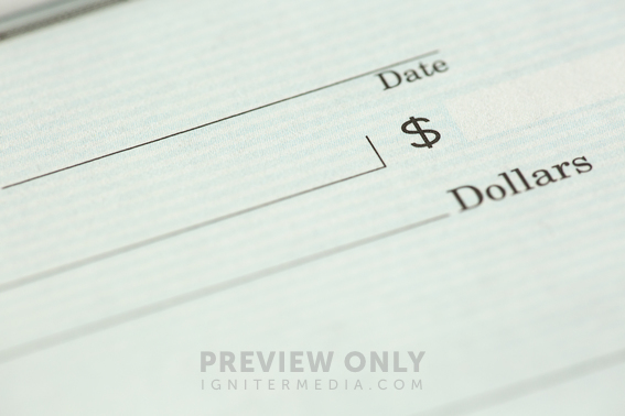 Blank Check - Stock Photos | Prixel Creative