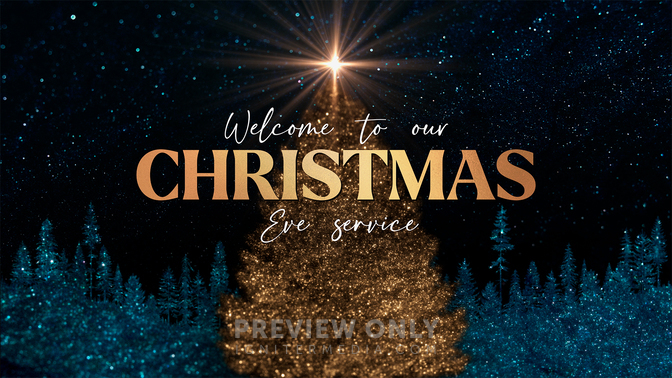 Sparkling Christmas - Welcome To Our Christmas Eve Service - Title ...