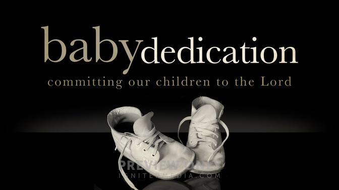 Baby Dedication - Title Graphics | Igniter Media