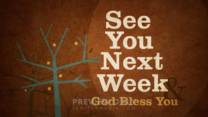 See You Next Week - Title Graphics | Igniter Media