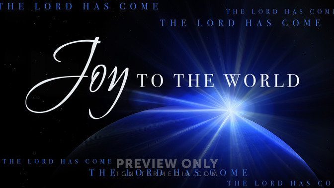 Joy to the World - Title Graphics | Igniter Media