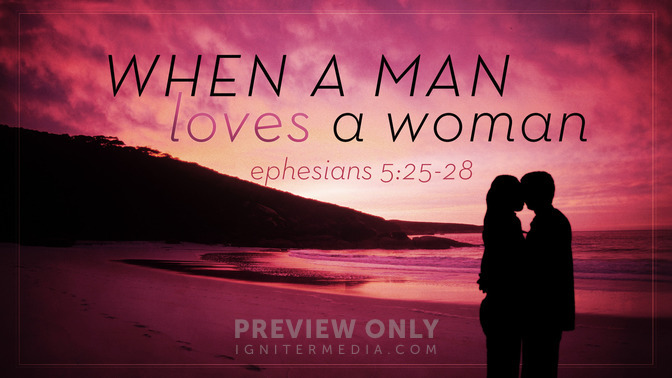 When A Man Loves A Woman - Title Graphics | Igniter Media