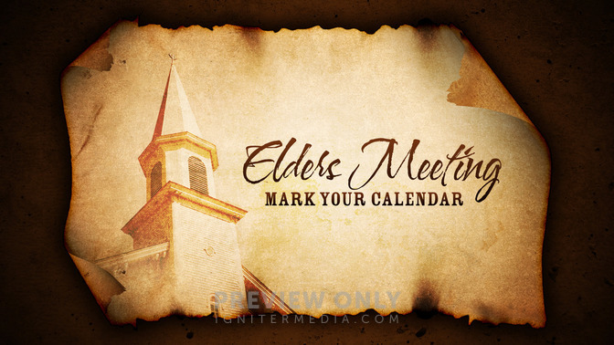 Elders Meeting - Title Graphics | Igniter Media