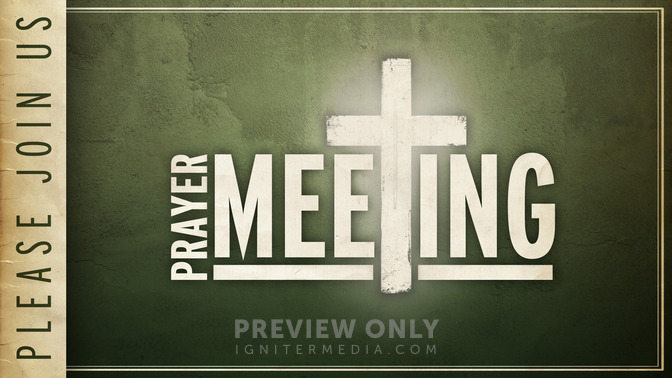 Prayer Meeting - Title Graphics | Igniter Media