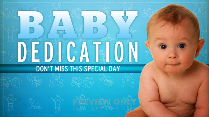 Baby Dedication - Title Graphics | Igniter Media