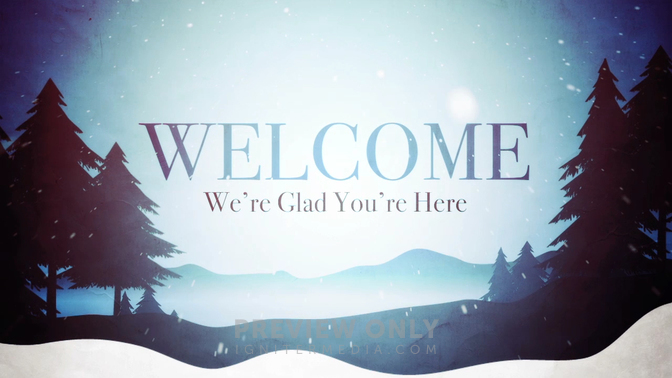 Winter Landscape - Welcome - Title Graphics | Igniter Media