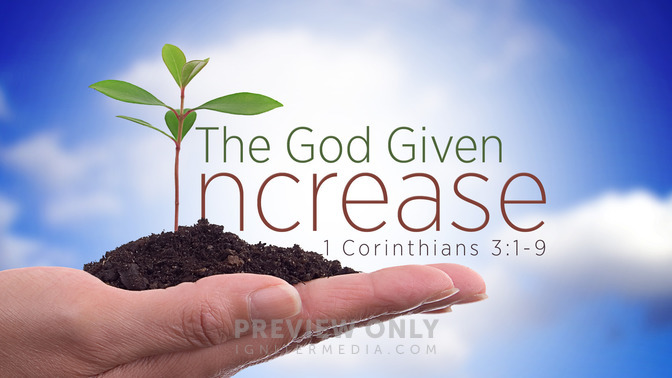 The God Given Increase - Title Graphics | Igniter Media