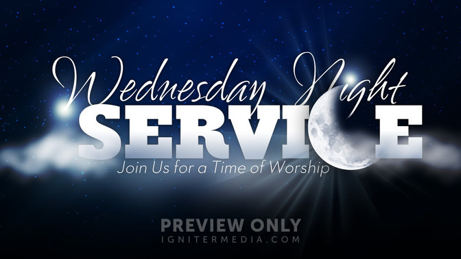 Wednesday Night Service - Title Graphics | Igniter Media