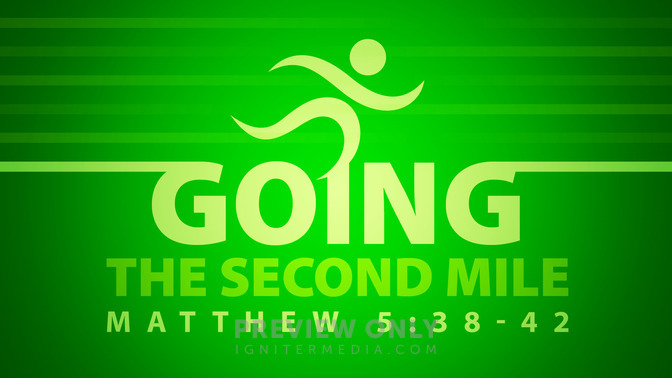 Going The Second Mile - Title Graphics | Igniter Media