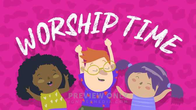 Worship Time Title Graphics Church Visuals