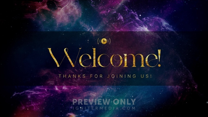 Incarnation Sky - Welcome Stream - Title Graphics | Shift Worship