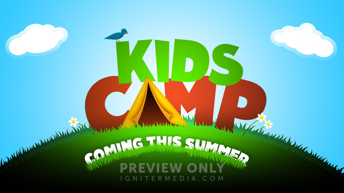 Kids Camp - Title Graphics | Igniter Media