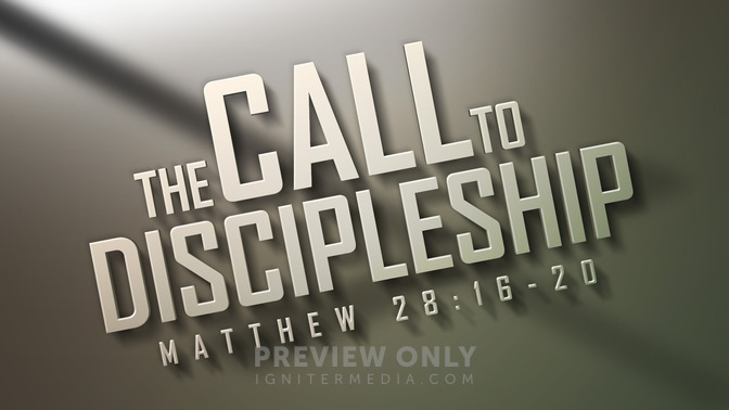 The Call To Discipleship - Title Graphics | Igniter Media
