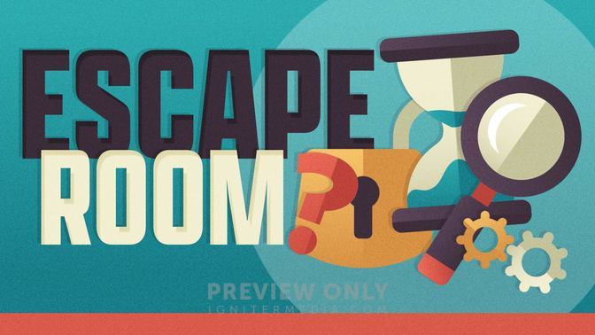 Escape Room - Title Graphics | Church Visuals