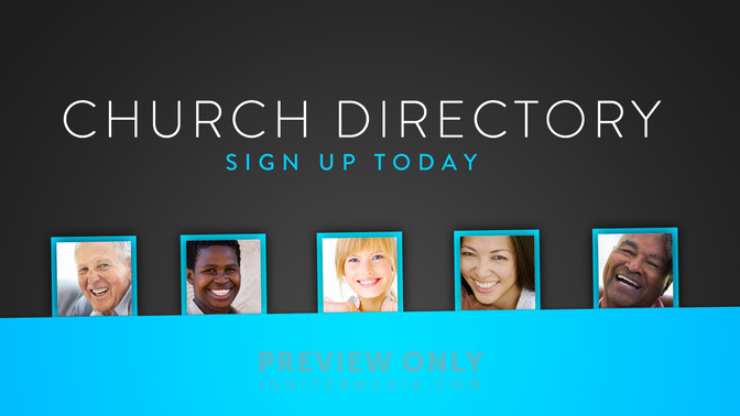 Church Directory - Title Graphics | Igniter Media