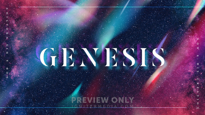 Genesis Title Graphics Church Visuals   Image