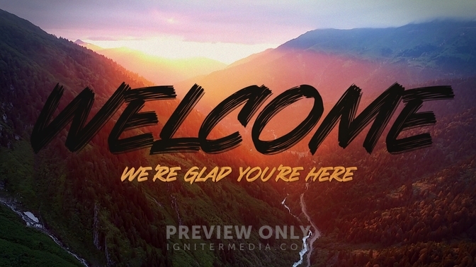 Sermon On The Mount - Welcome - Title Graphics 