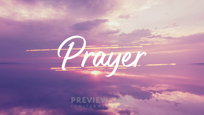 Fuchsia Sunset - Prayer - Title Graphics | Timber and Pearl