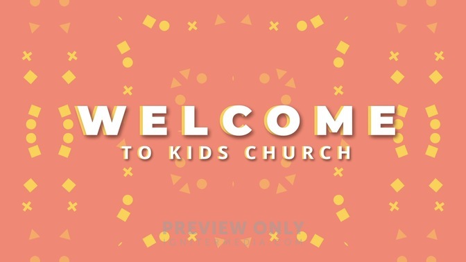 Geometric Patterns - Welcome to Kids Church - Title Graphics | Cody ...