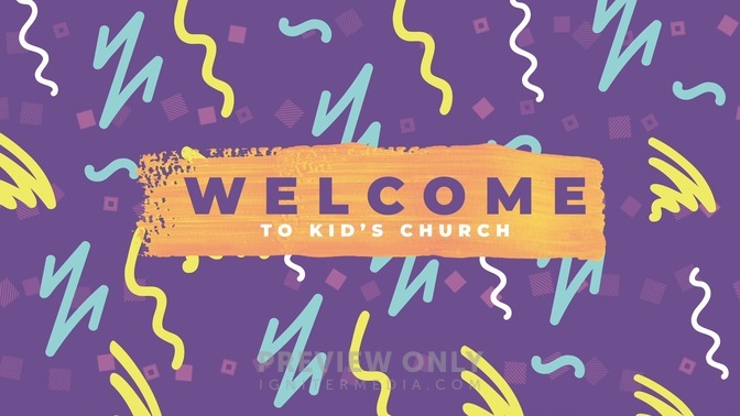 Kid's Motion - Welcome to Kid's Church - Title Graphics | Cody Duck Designs