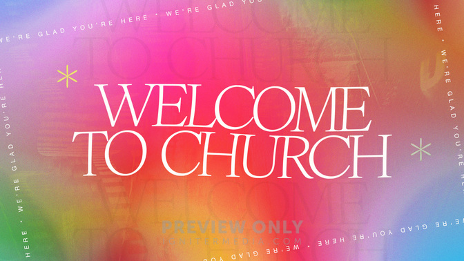 Graduation - Welcome to Church - Title Graphics | Igniter Media