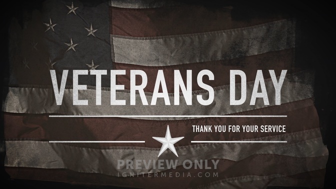 Old Glory - Veteran's Day - Title Graphics | Timber and Pearl