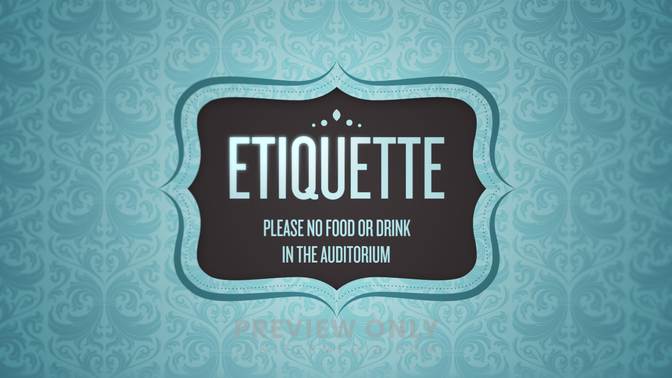 Etiquette - Title Graphics | Igniter Media