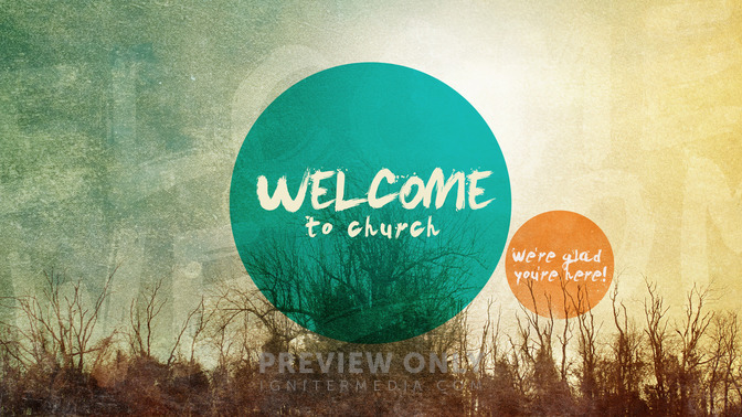 Modern Geometric - Welcome to Church - Title Graphics | Igniter Media