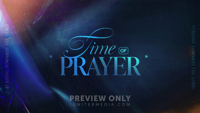 Summer Reflection - Time of Prayer - Title Graphics | Igniter Media