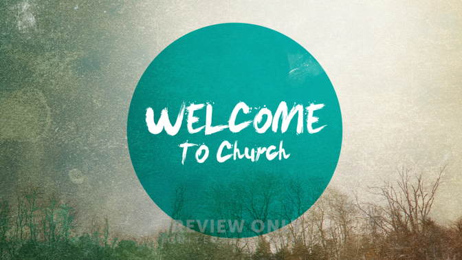 Modern Geometric - Welcome To Church - Title Graphics | Igniter Media