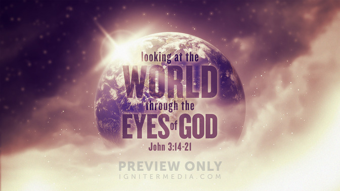 Looking at the World Through the Eyes of God - Title Graphics | Igniter