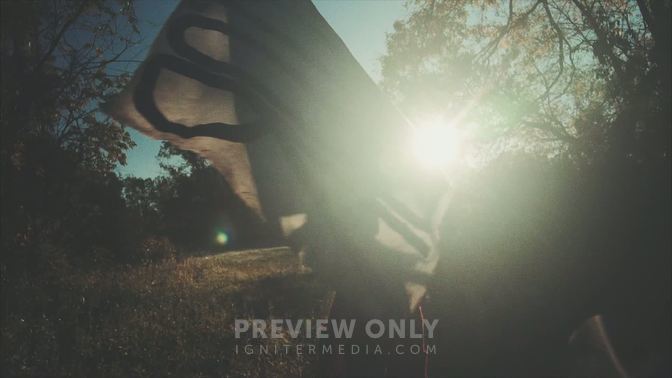 Man Waving And Walking With A White Flag With The Word Savior - Stock ...