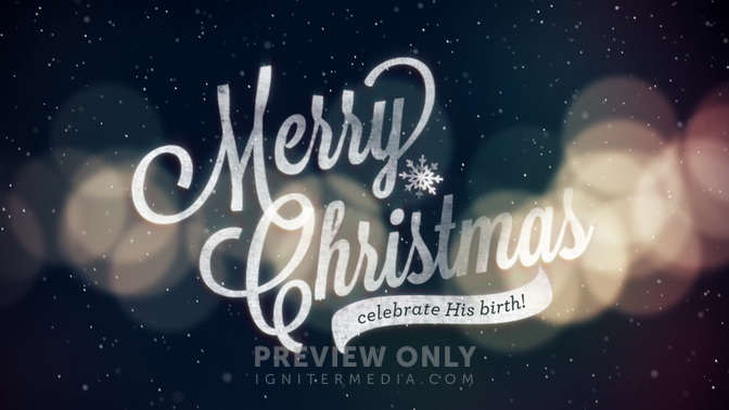 Snowflake - Merry Christmas - Title Graphics | Igniter Media