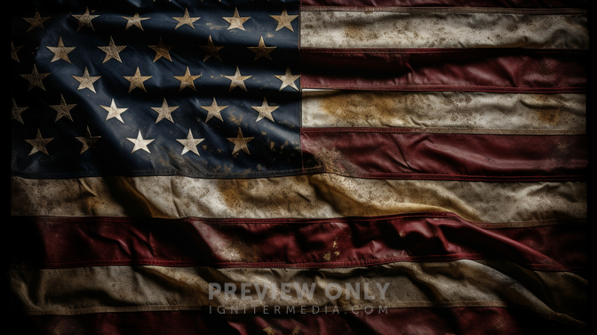 Grunge Worn Out American Flag Background. - Stock Photos | Prixel Creative