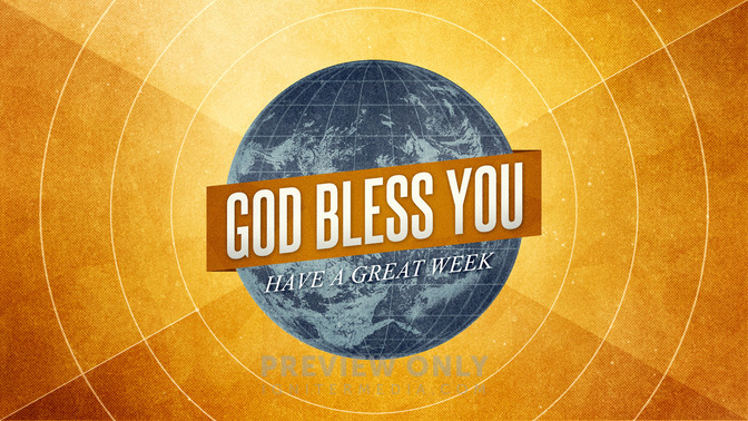 Missions Globe - God Bless You - Title Graphics | Igniter Media