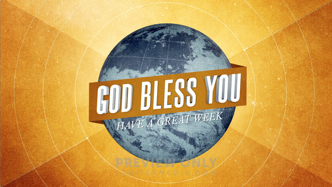 Missions Globe - God Bless You - Title Graphics | Igniter Media