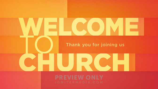 Autumn Shades - Welcome To Church - Title Graphics | Igniter Media