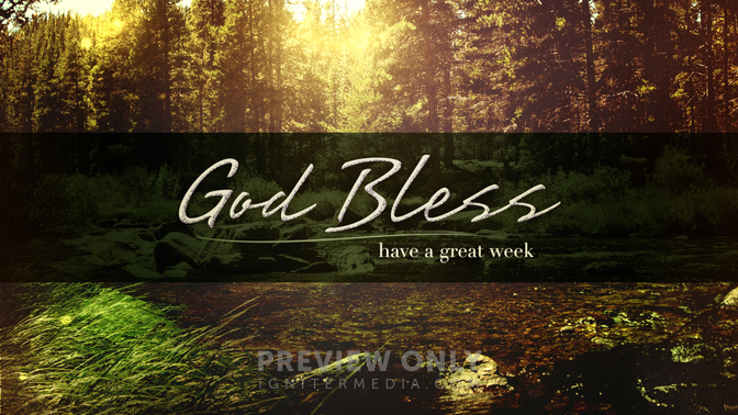 Fall Twilight - God Bless - Title Graphics | Igniter Media